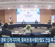 충남북·경북 12개 지자체, 중부권 동서횡단철도 건설 촉구