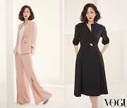 '51세' 김남주, 레드 립+슈트 패션..대체 불가 '우아함'