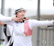 강채영·김우진, 평가전 1위로 도쿄행..태극궁사 6명 확정
