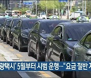 '울주 관광택시' 5월부터 시범 운행.."요금 절반 지원"