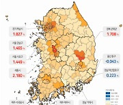 1분기 땅값 세종서 가장 많이 올랐다..강남·서초도 상위권