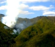 원주 치악산국립공원 산불 3시간만에 진화