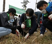 산단공, 강원 탄소중립 숲 조성 나무심기로 ESG 경영 실천