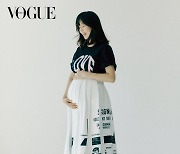 '결혼 10년만 임신' 한지혜, 아름다운 D라인 만삭 화보
