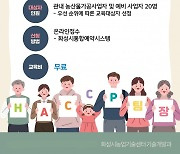 화성시, 농산물 가공 전문가 육성 위한 HACCP 교육생 모집