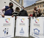 ITALY PROTEST PANDEMIC CORONAVIRUS COVID19