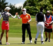 김효주와 샷 대결한 동반자들 [LPGA HSBC 월드챔피언십]