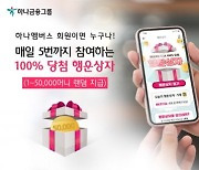 하나멤버스, 하나머니 무료적립 서비스 '행운상자'로 개편