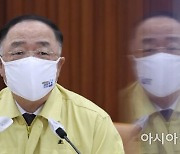 [포토] 모두 발언하는 홍남기 총리 권한대행