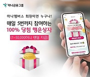 하나멤버스, 하나머니 무료적립 '행운상자' 시행