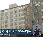 세종시 아파트 전세가 3주 연속 하락