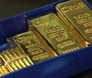 금 가격 이틀째 하락..인플레 확대·달러 강세 부담