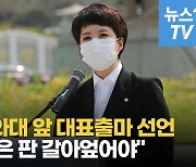 [영상] "국민의힘은 판 갈아엎어야" 김은혜 청와대 앞에서 당대표 출마선언