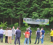 (서부지방산림청) 2021년 축령산 편백 치유의 숲 숲가꾸기사업 현장토론회 개최
