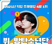 방탄소년단 뷔, '당신의 레전드 직캠' 최종 1위..15일부터 강남구청역 광고