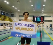 남자 평영 100m에서 1분 벽을 깨드리고 도쿄올림픽 출전을 확정한 조성재.