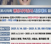 김포시의회, 2021 행정사무감사 시민제보 접수