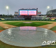 [포토] SSG-두산 '우천으로 경기 취소'