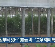 충북 내일부터 50~100mm 비..'호우 예비특보'