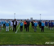 제주에서 꽃핀 한중 생활 축구 교류..GRS 축구대회 개막