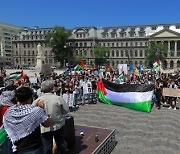 ROMANIA ISREAL PALESTINE PROTEST