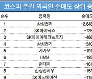 코스피 주간 외국인 순매도 1위 '삼성전자'