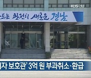 '지방세 납세자 보호관' 3억 원 부과취소·환급