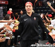 박지수, WNBA 시즌 첫 경기서 4점·4R·1AS..LV 패배