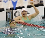 이은지, 여자 배영 100m 한국신기록