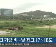 대전·세종·충남 흐리고 가끔 비..낮 최고 17~18도