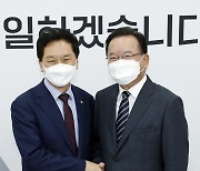 김부겸 총리, 김기현 대표 권한대행 예방