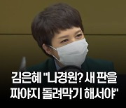 김은혜 "나경원? 새 판을 짜야지 돌려막기 해서야"