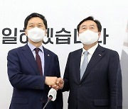 중소기업중앙회장 접견하는 김기현 대표 권한대행