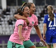 APTOPIX Sweden Soccer Women Champions League