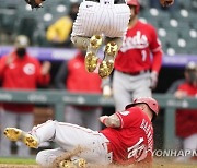 Reds Rockies Baseball