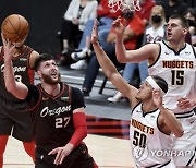 Nuggets Trail Blazers Basketball