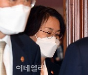 [포토] 국무회의 참석하는 임혜숙 과기정통부 장관