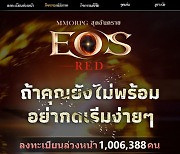 모바일 MMORPG '에오스 레드', 동남아 사전예약 100만