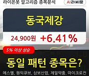 동국제강, 전일대비 6.41% 상승.. 이 시각 거래량 200만7517주