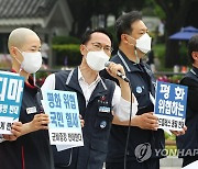 발언하는 허권 한국노총 상임부위원장