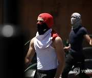 MIDEAST PALESTINIANS WEST BANK PROTEST