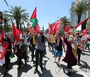 TUNISIA ISRAEL PALESTINIANS JERUSALEM PROTEST