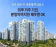 [카드뉴스] 3기 신도시 사전청약 Q&A..의무 거주 기간, 본청약까지만 채우면 OK