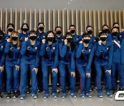 여자배구 국가대표 '라바리니호','이탈리아로 출격' [사진]