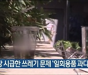 "가장 시급한 쓰레기 문제 '일회용품 과다 사용'"