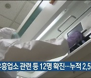 오늘 울산 유흥업소 관련 등 12명 확진..누적 2,518명