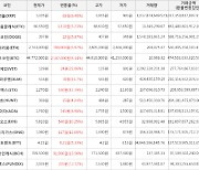 가상화폐 비트코인(+5.14%), 비체인(+22.86%)