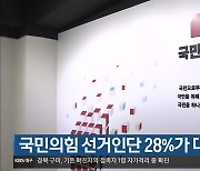 국민의힘 선거인단 28%가 대구경북