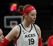 WNBA 박지수, 2점 2리바운드..라스베이거스 4승2패