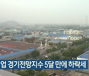 중소기업 경기전망지수 5달 만에 하락세